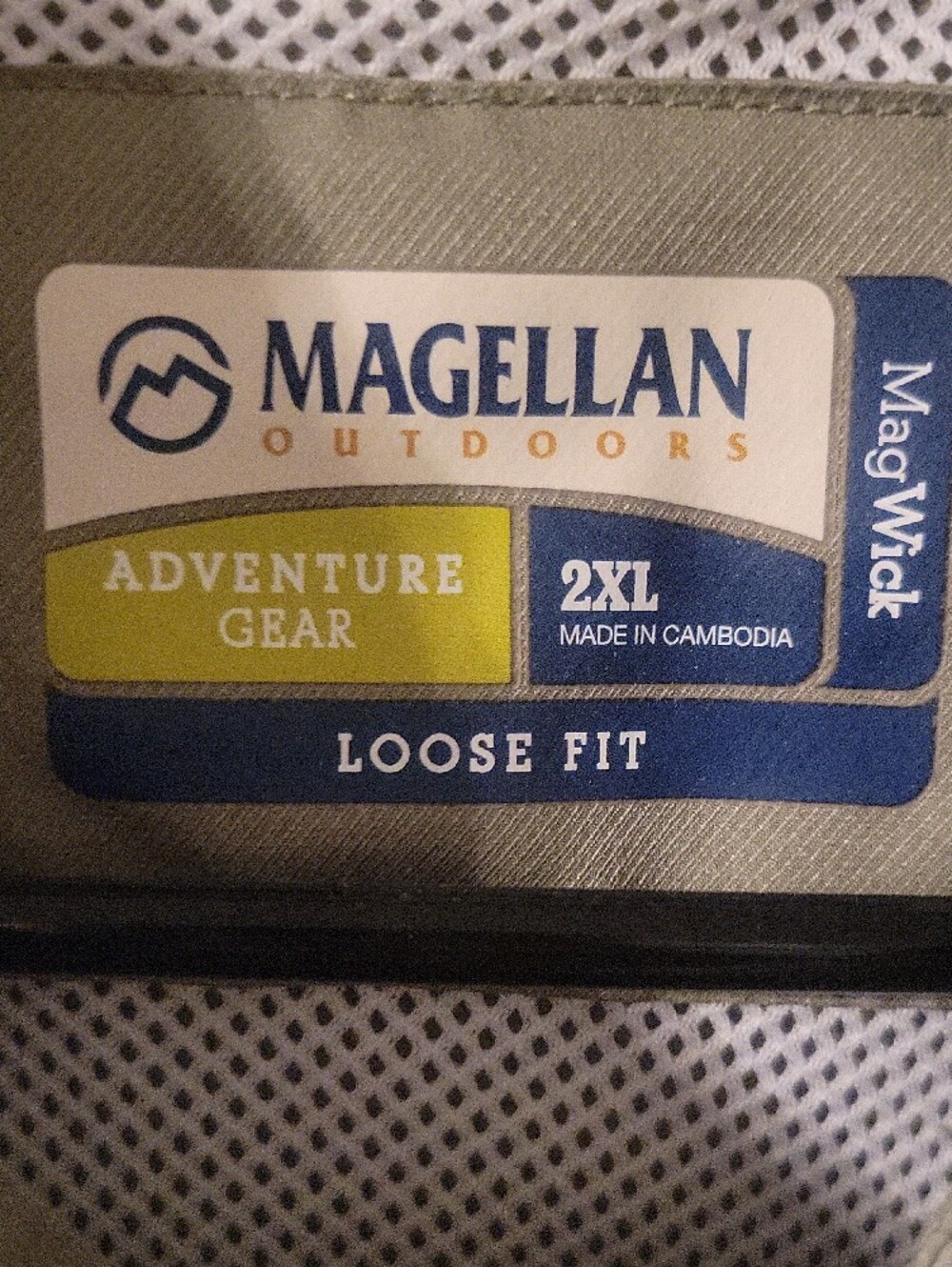 Magellan Outdoors Short-Sleeve Button Down Shirt in Olive - Picture 2 of 3